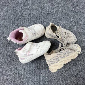 2 Pair Toddler Shoes Bundle Stride Rite SR Taye 2.0 US 6M EU 22 + EU 21 Knit